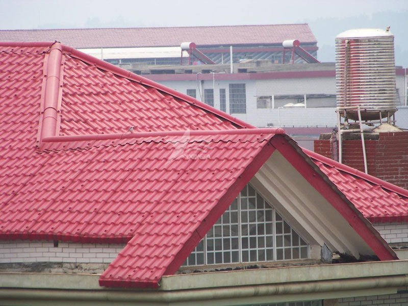 新型屋面建材合成樹(shù)脂瓦，傳統(tǒng)建筑用瓦的傳承替代建筑材料